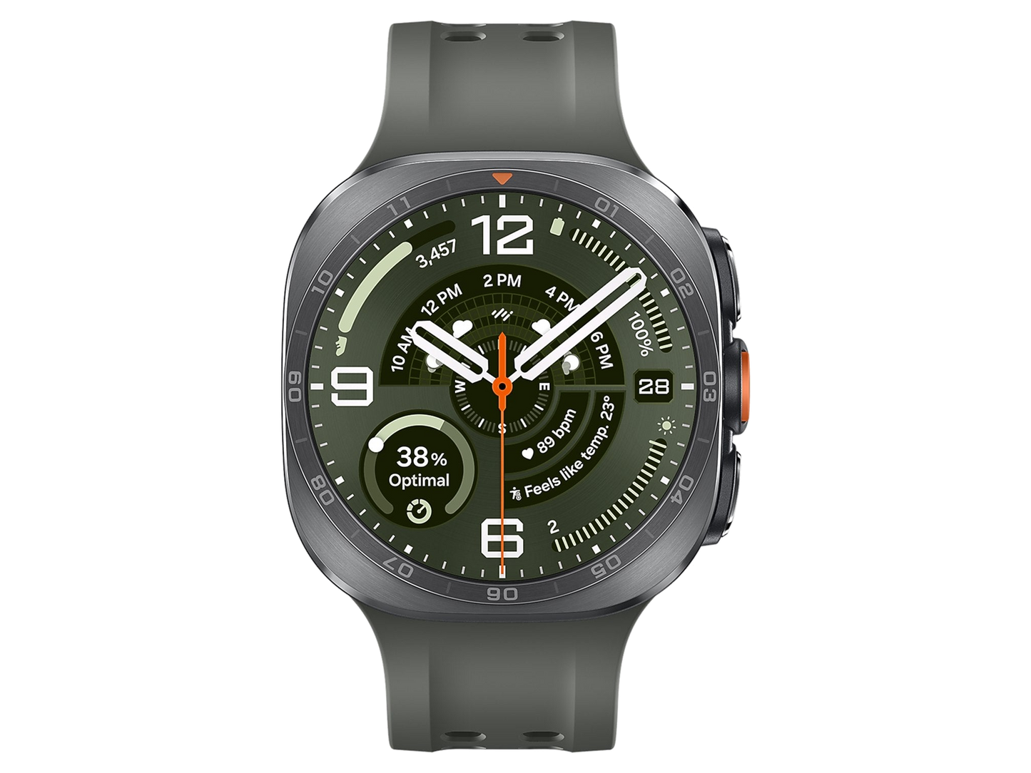 Galaxy Watch Ultra2 LTE בצבע כסוף טיטניום