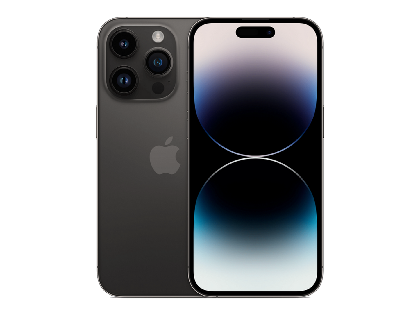 iPhone 14 Pro תצוגה בצבע שחור