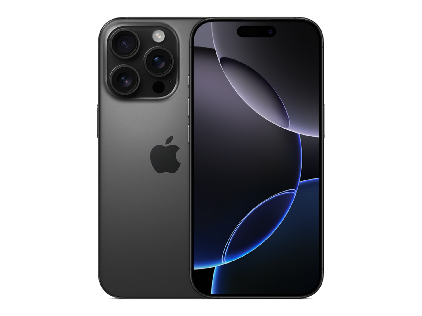 iPhone 16 Pro תצוגה בצבע שחור