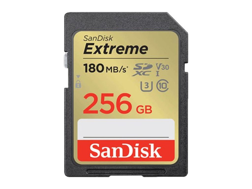 כרטיס זיכרון SanDisk Extreme SDXC 256GB