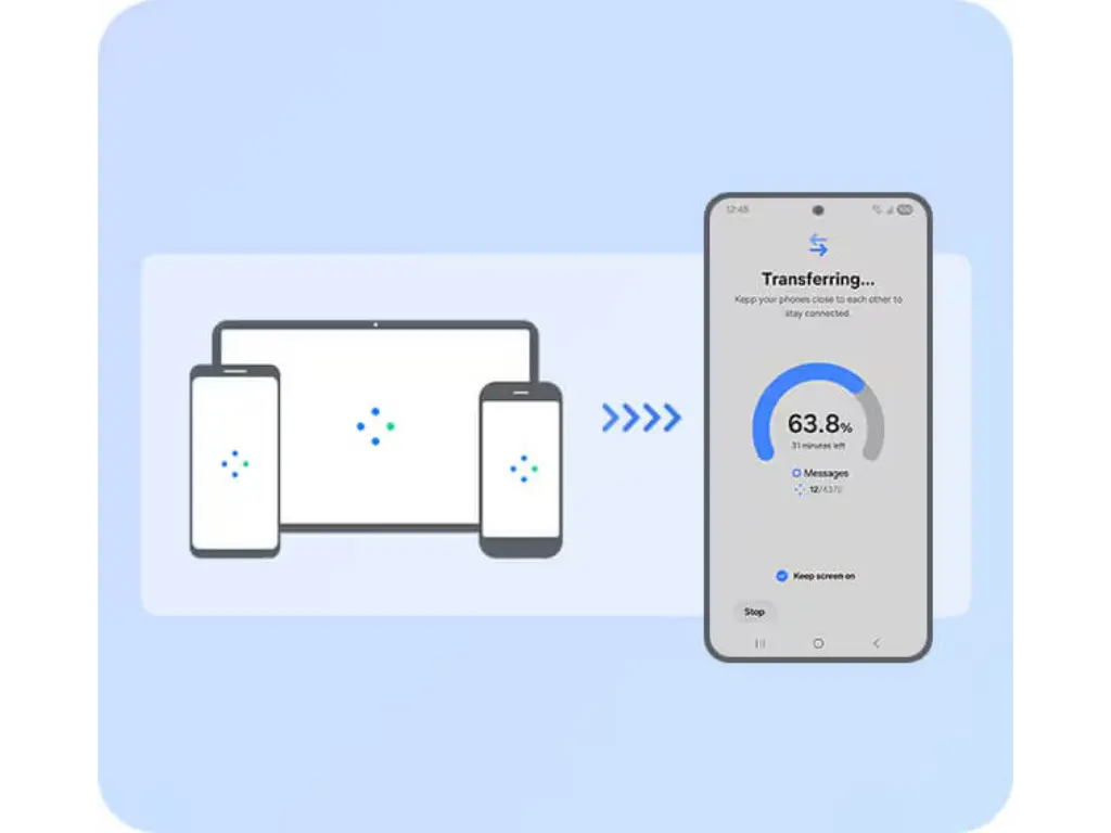 כיצד להשתמש באפליקציית Smart Switch כדי להעביר נתונים בין מכשירי Samsung Galaxy