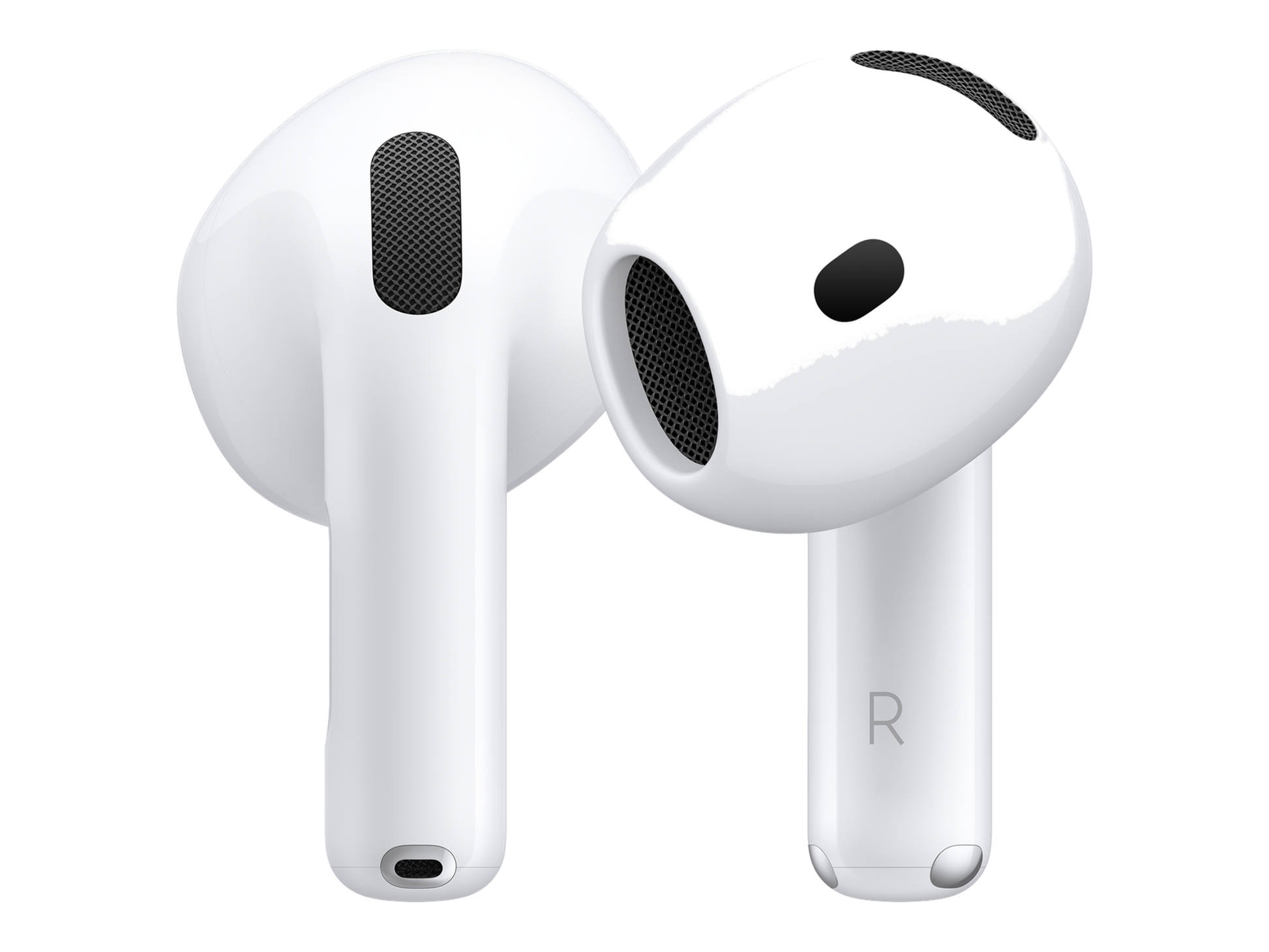 AirPods 4 בצבע לבן