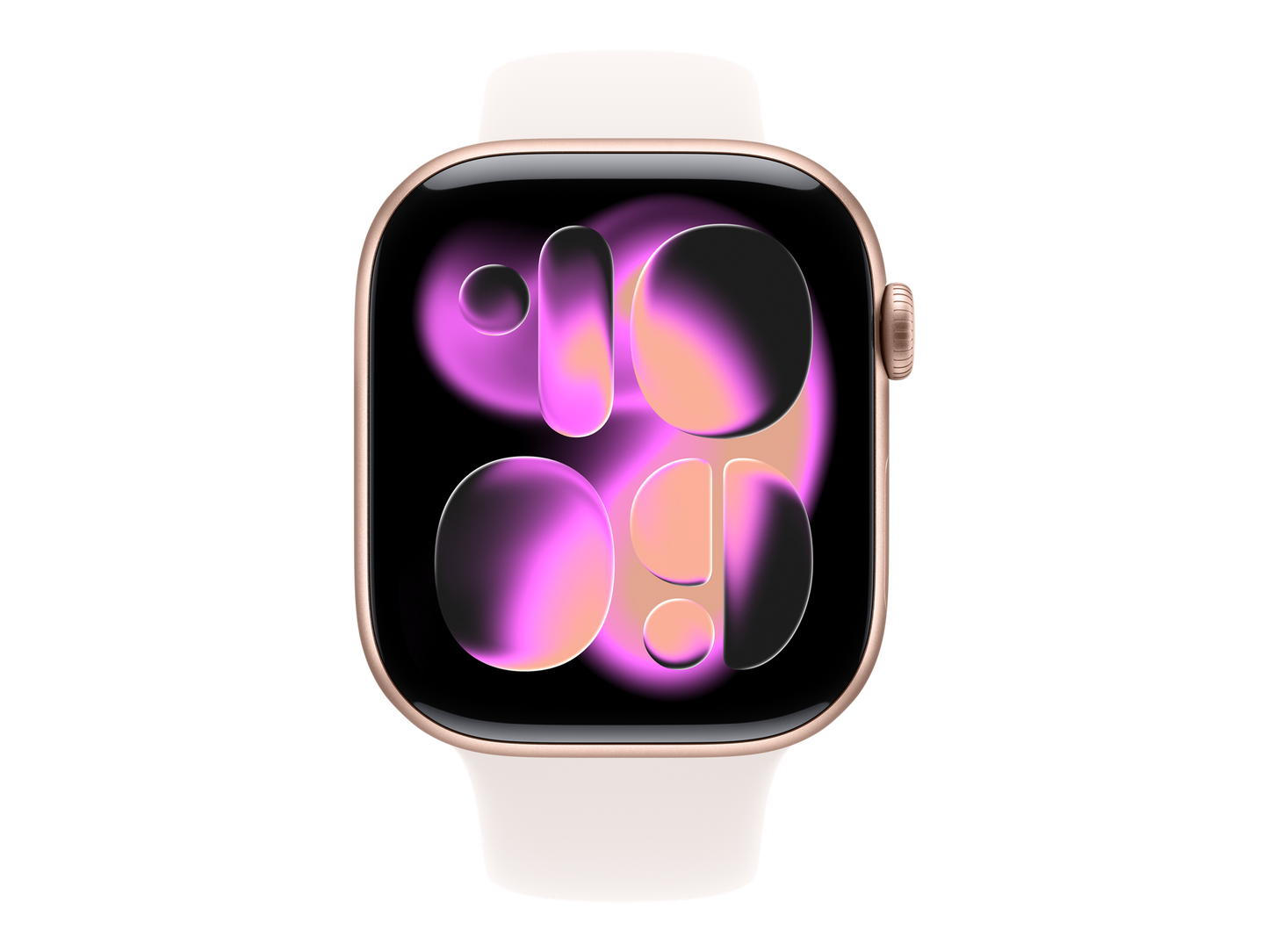 Apple Watch Series 11 GPS בצבע ורוד מוזהב