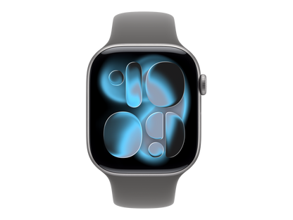 Apple Watch Series 11 GPS בצבע אפור חלל