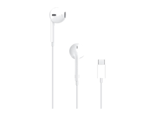 אוזניות EarPods מקוריות עם מחבר USB-C (רקע שקוף)