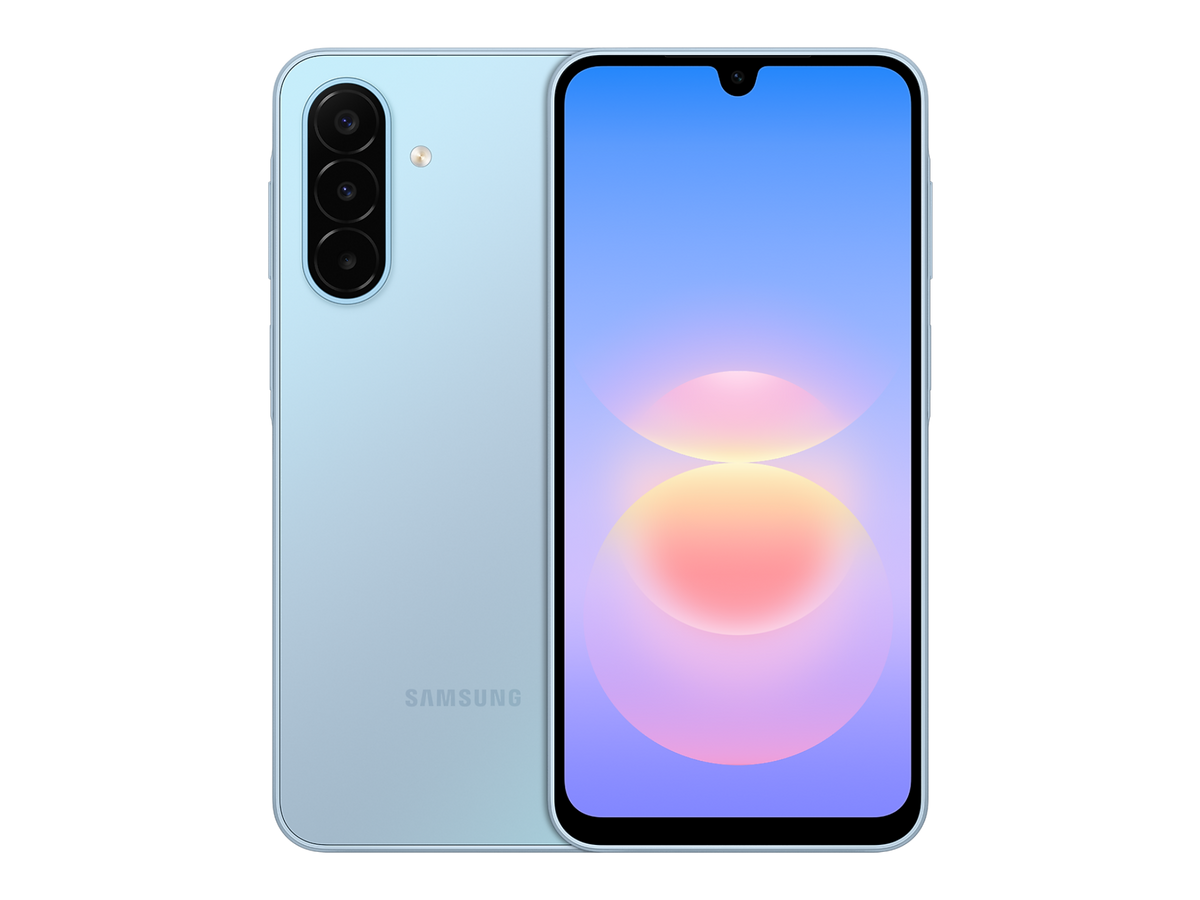 Galaxy A18 בצבע Light Blue