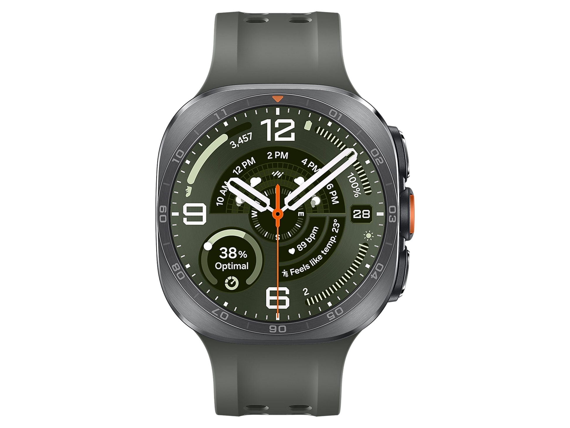 Galaxy Watch Ultra2 LTE בצבע כסוף טיטניום