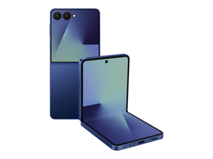Galaxy Z Flip7 בצבע Blue Shadow