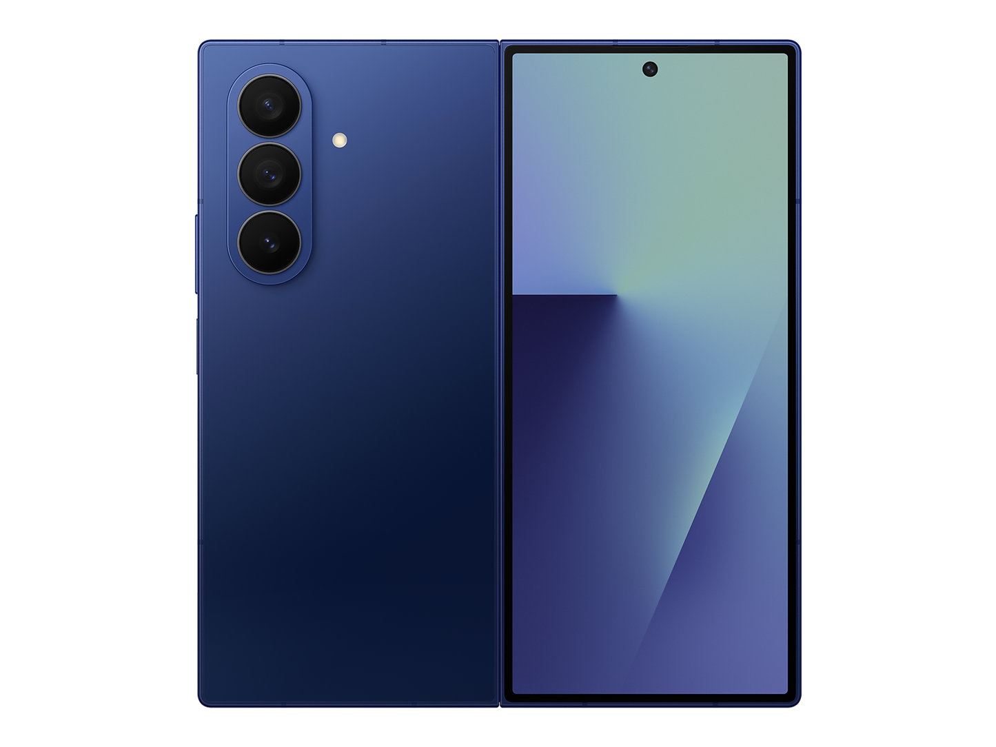 Galaxy Z Fold7 בצבע Blue Shadow