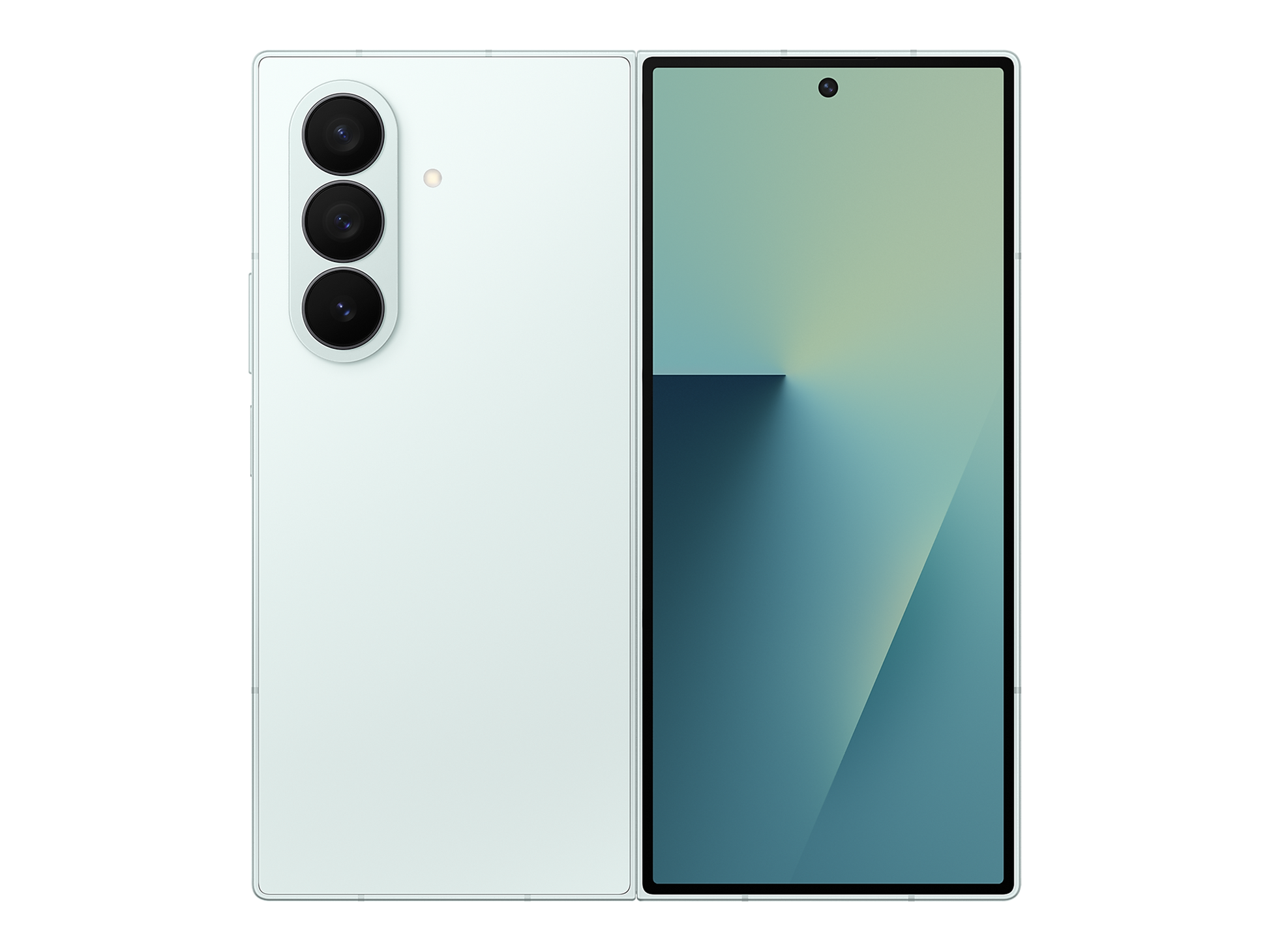 Galaxy Z Fold7 בצבע Mint
