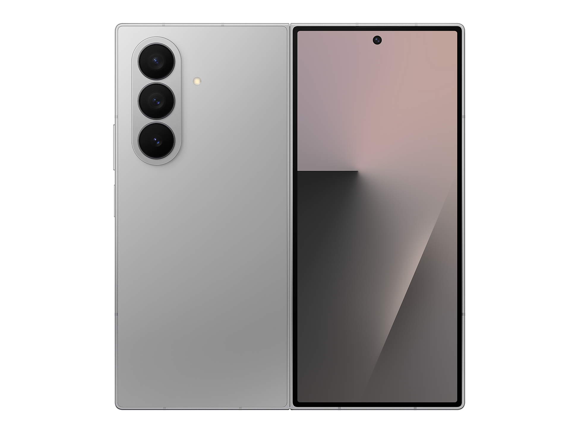 Galaxy Z Fold7 בצבע Silver Shadow