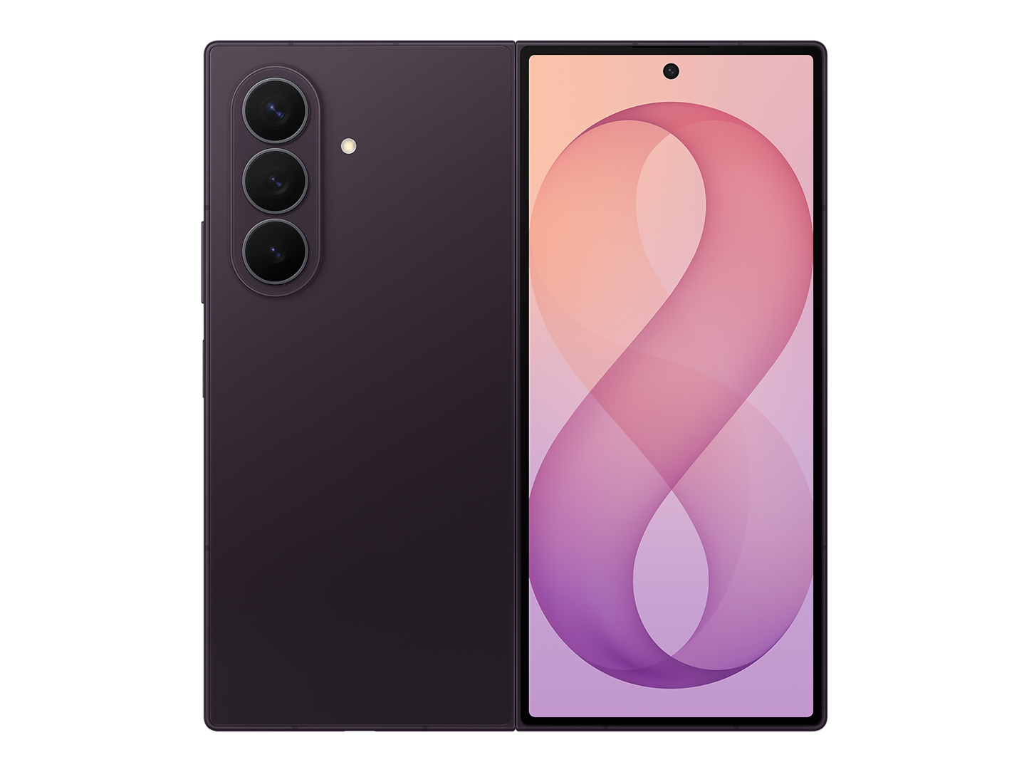 Galaxy Z Fold8 Ultra בצבע Violet Shadow