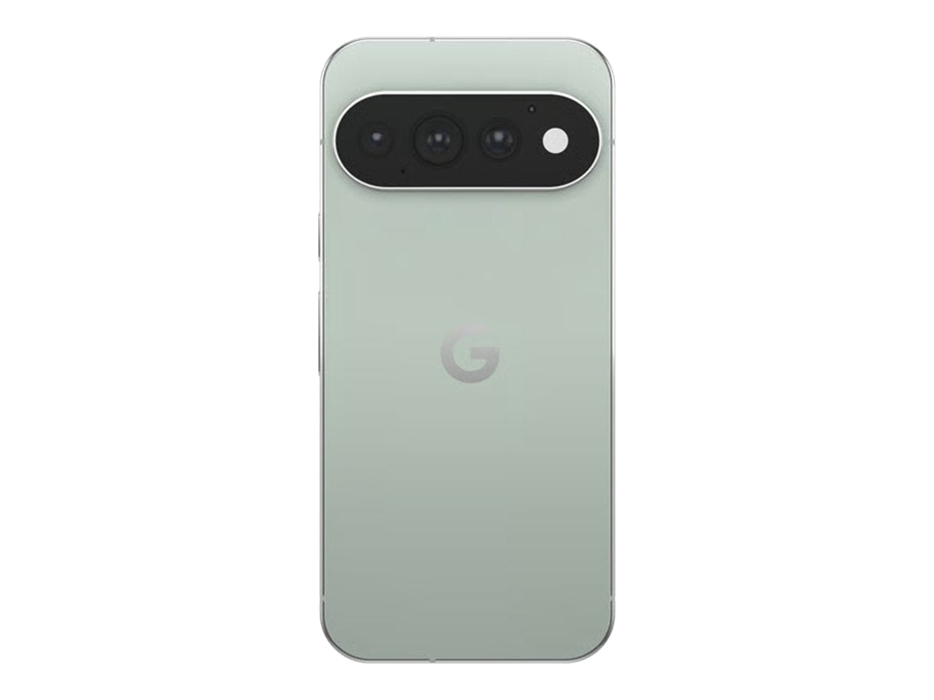 סמארטפון Google Pixel 11 Pro בצבע אפור ירקרק, מבט מהגב