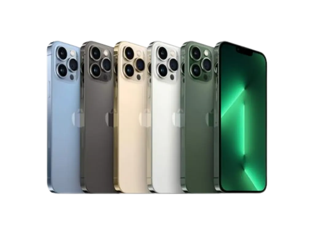 iPhone 13 Pro Max תצוגה במגוון צבעים