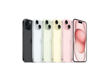 iPhone 15 Plus תצוגה במגוון צבעים