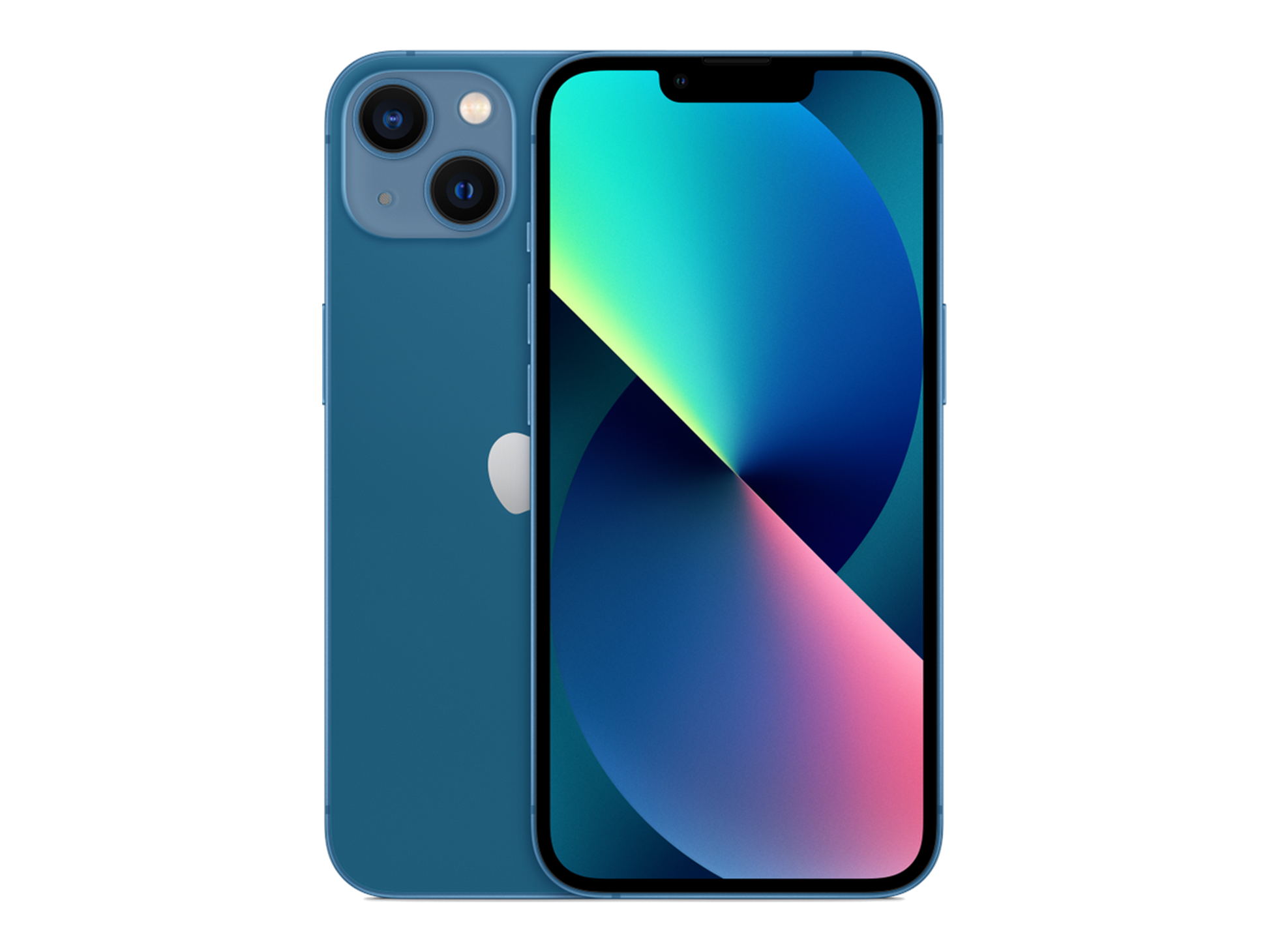 iPhone 13 תצוגה בצבע כחול