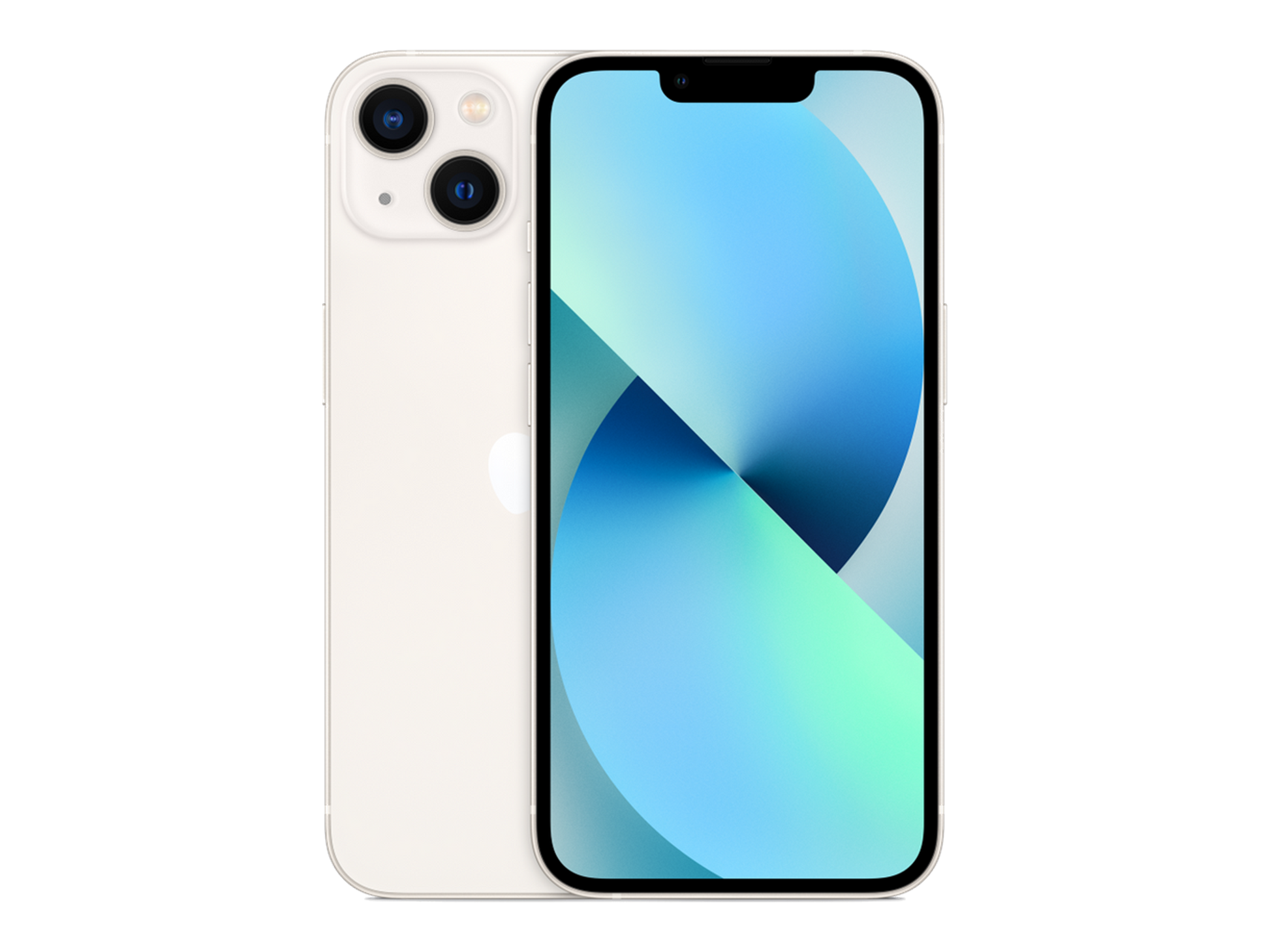 iPhone 13 תצוגה בצבע לבן