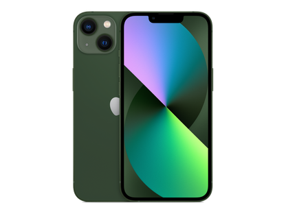 iPhone 13 תצוגה בצבע ירוק