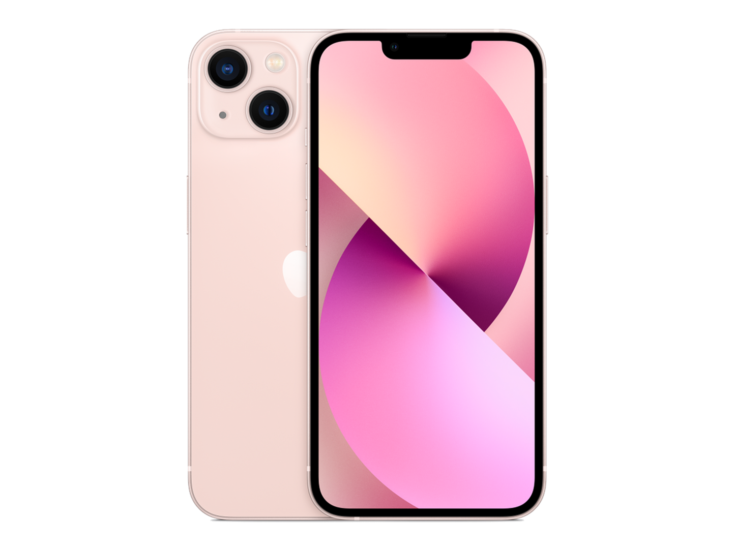 iPhone 13 תצוגה בצבע ורוד
