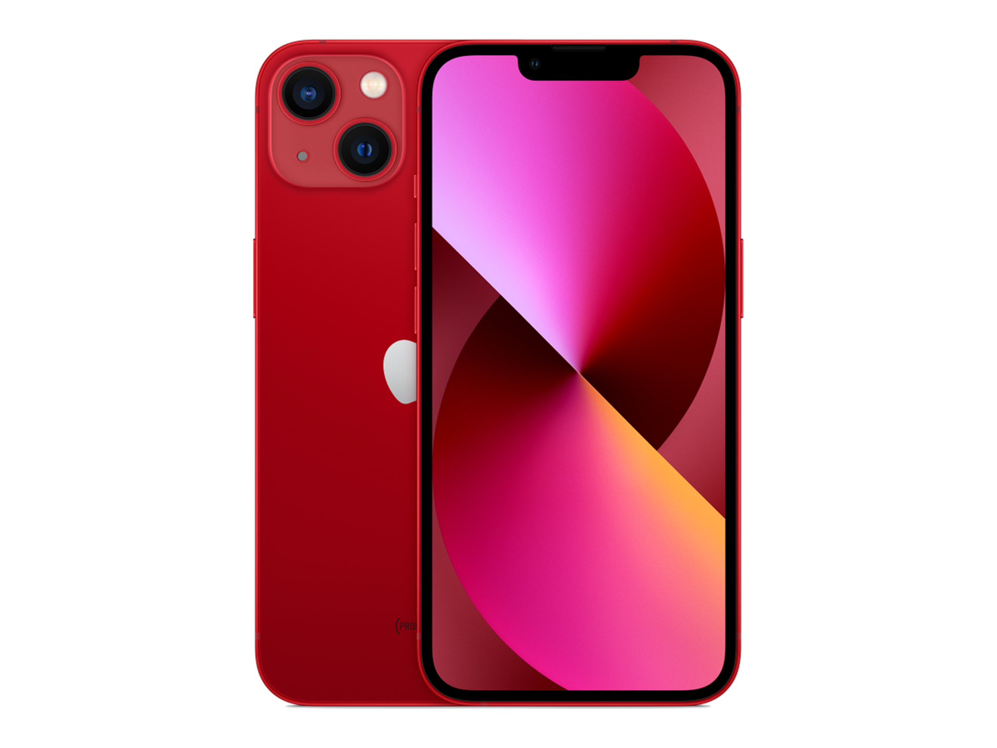 iPhone 13 תצוגה בצבע אדום