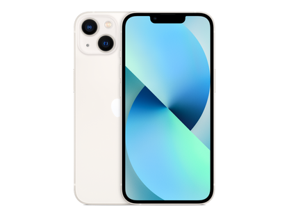 iPhone 13 תצוגה בצבע לבן