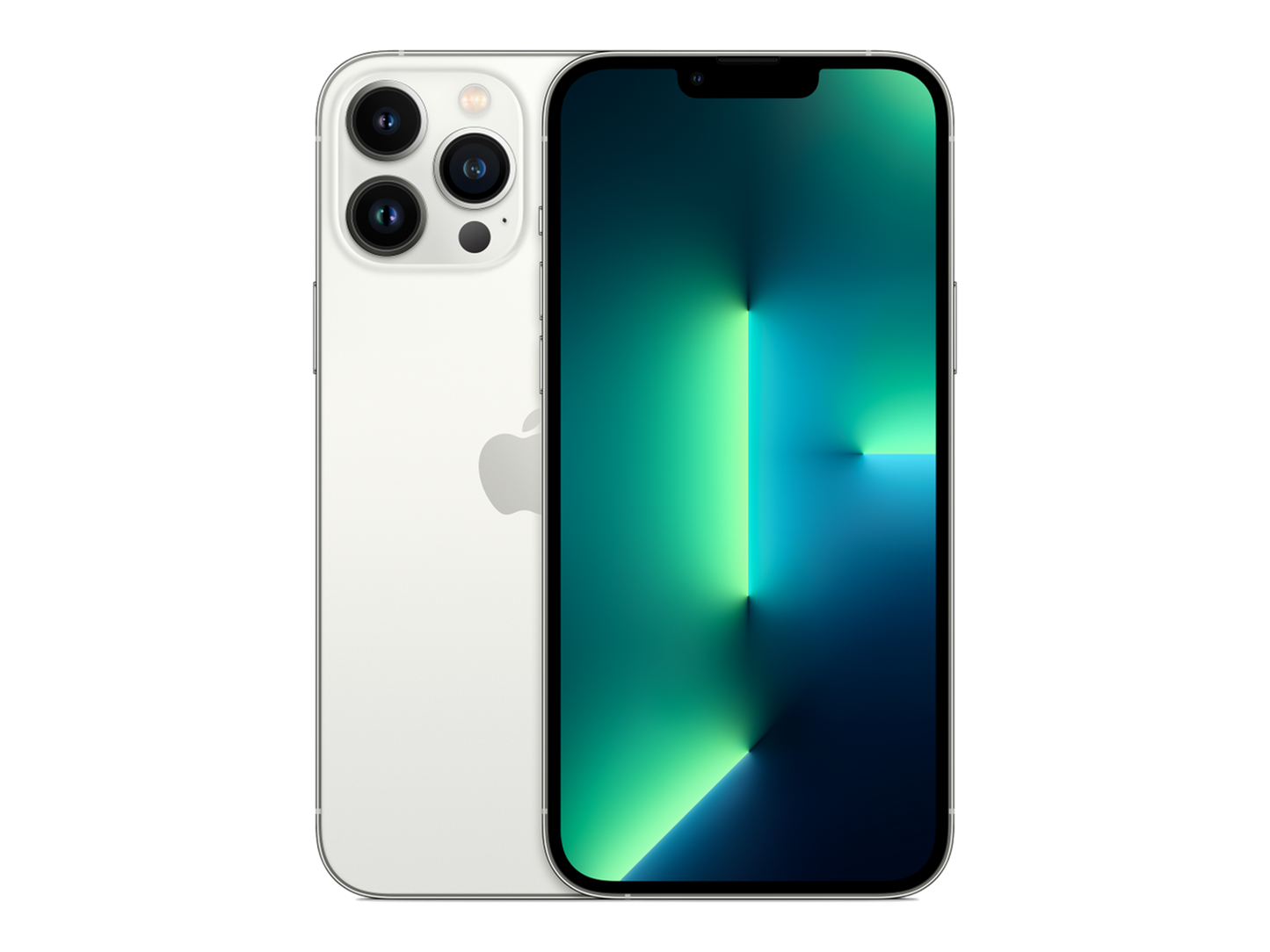 iPhone 13 Pro Max תצוגה בצבע כסוף