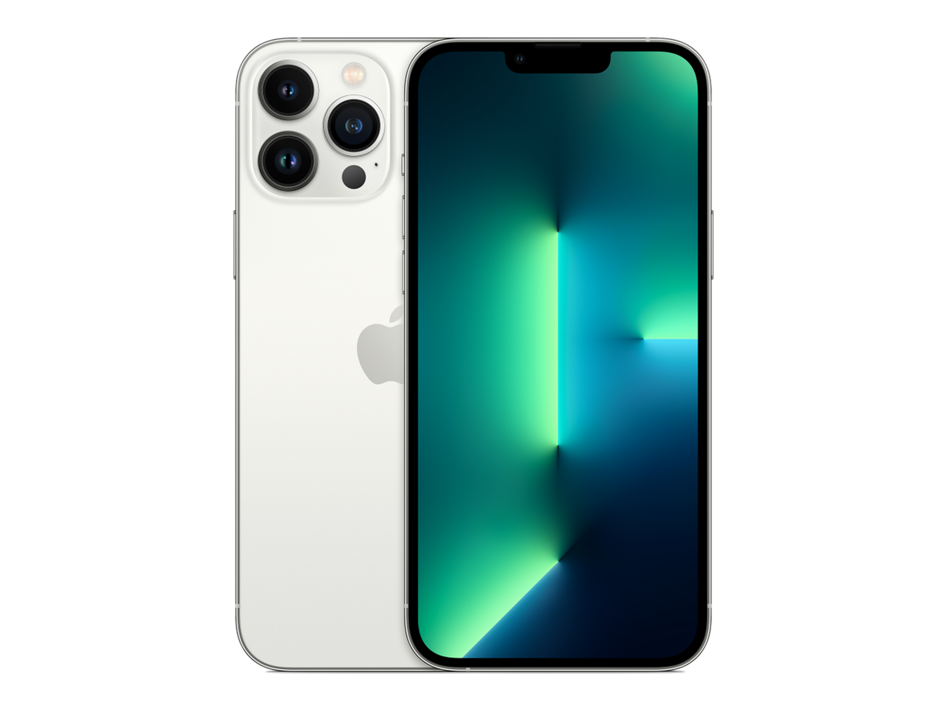 iPhone 13 Pro Max תצוגה בצבע כסוף