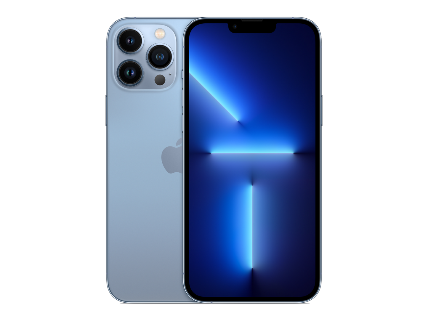 iPhone 13 Pro Max תצוגה בצבע כחול
