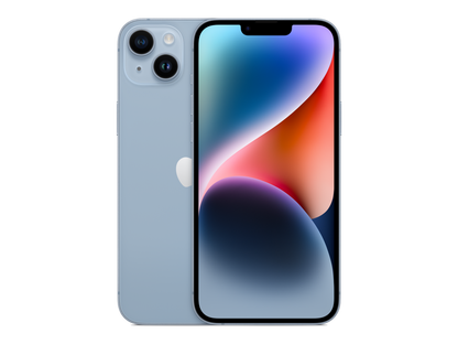 iPhone 14 Plus תצוגה בצבע כחול