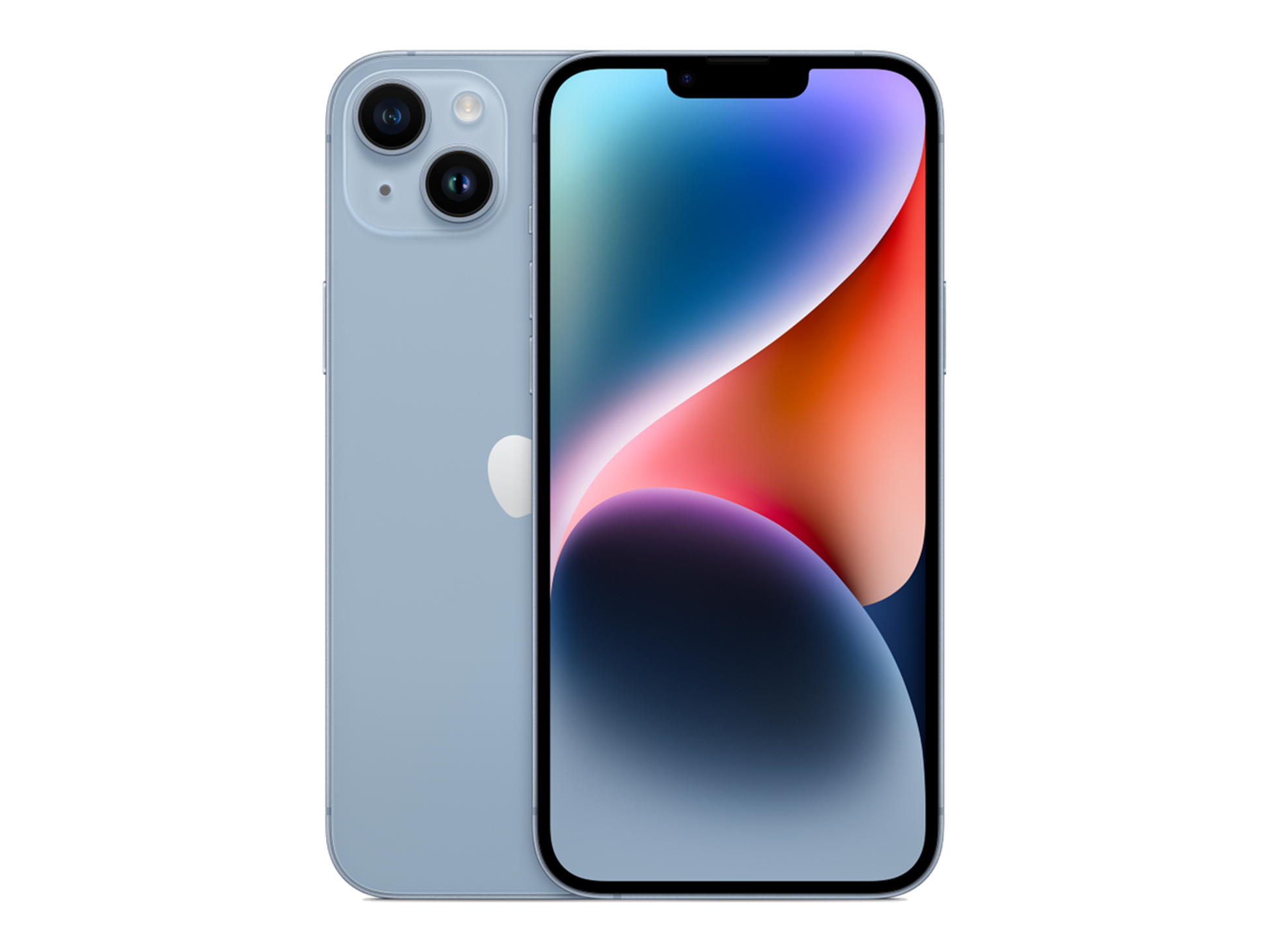 iPhone 14 Plus תצוגה בצבע כחול