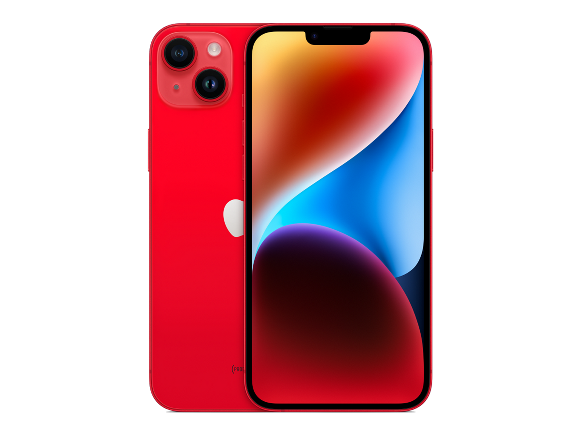 iPhone 14 Plus תצוגה בצבע אדום