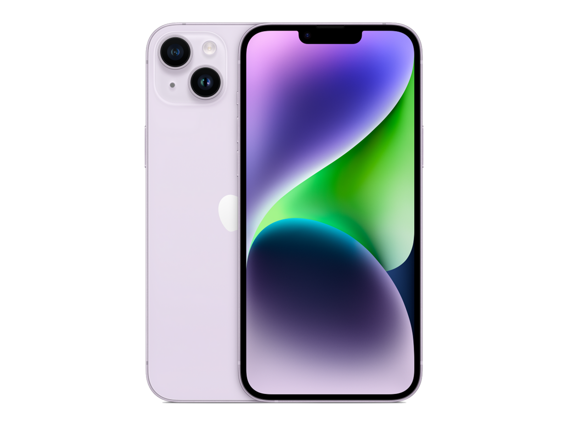 iPhone 14 Plus תצוגה בצבע סגול
