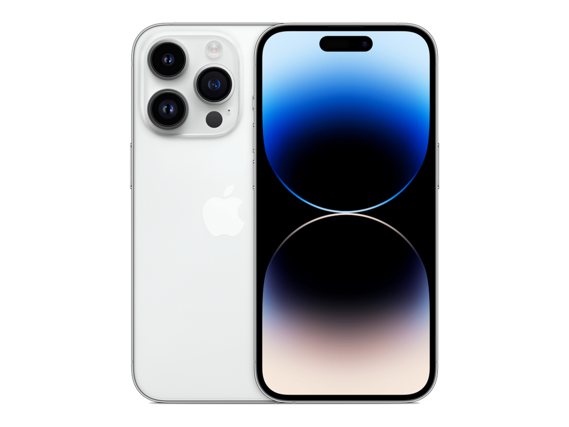iPhone 14 Pro תצוגה בצבע כסוף
