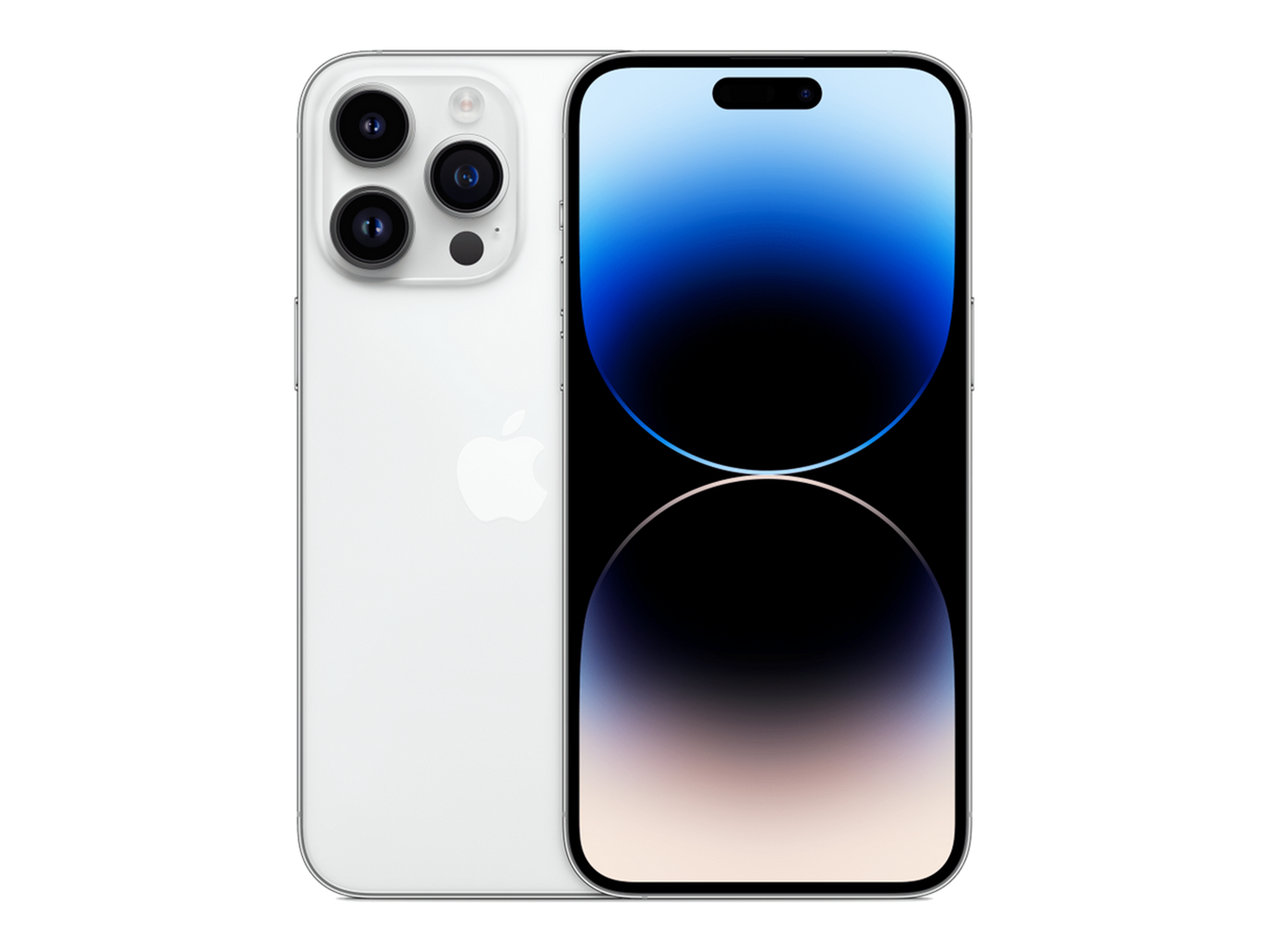 iPhone 14 Pro Max תצוגה בצבע כסוף
