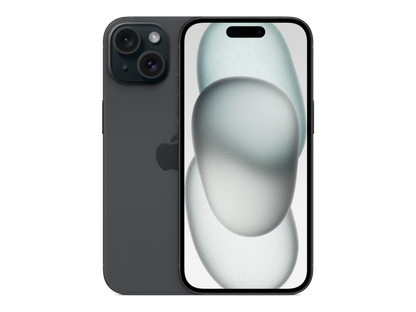 iPhone 15 תצוגה בצבע שחור