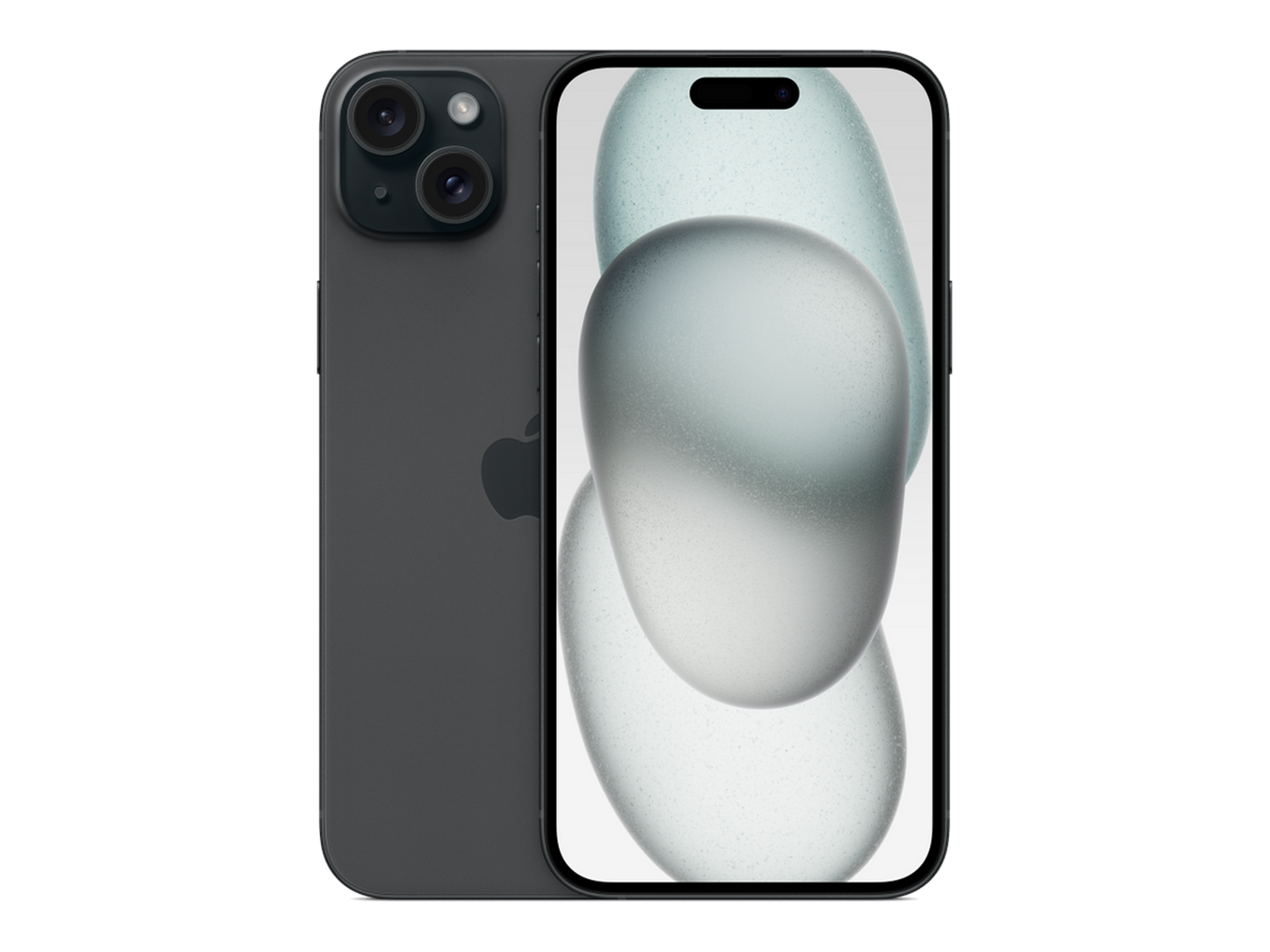 iPhone 15 Plus תצוגה בצבע שחור