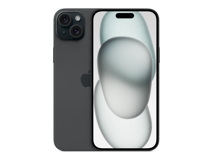 iPhone 15 Plus תצוגה בצבע שחור