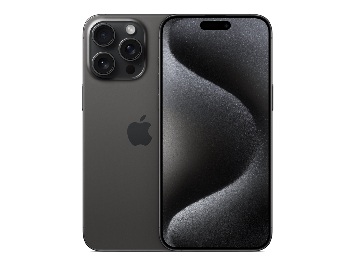 iPhone 15 Pro Max תצוגה בצבע שחור