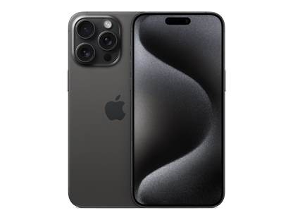 iPhone 15 Pro Max תצוגה בצבע שחור