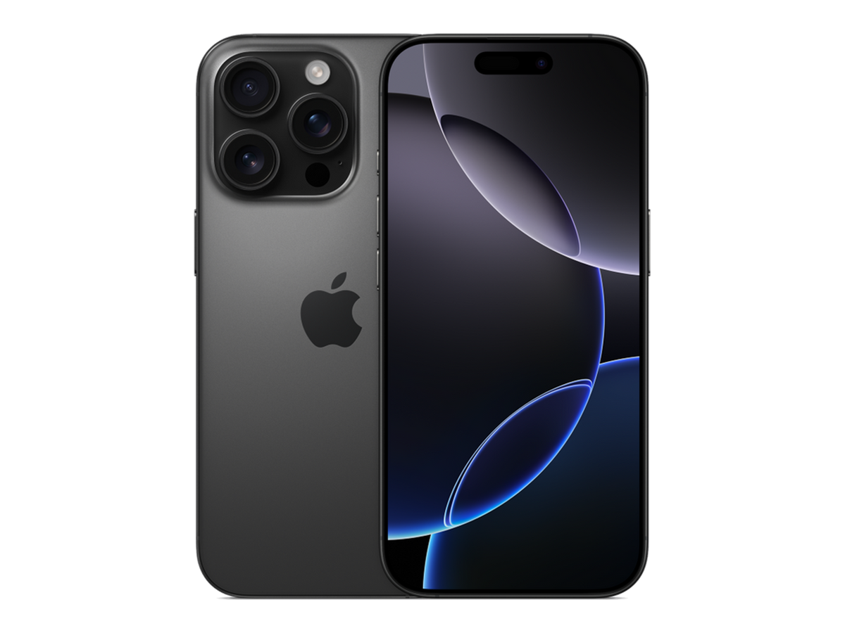 iPhone 16 Pro תצוגה בצבע שחור