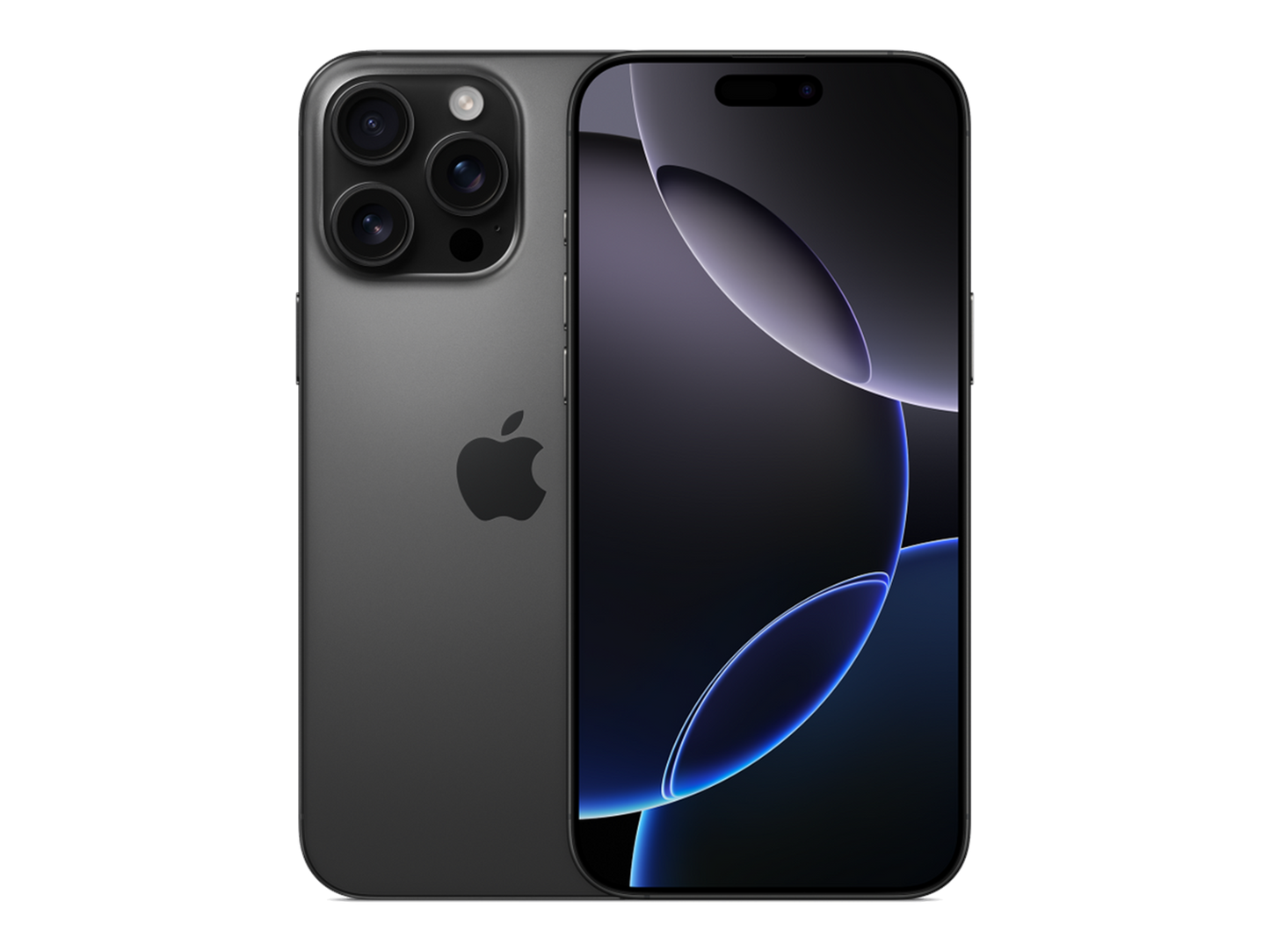 iPhone 16 Pro Max תצוגה בצבע שחור