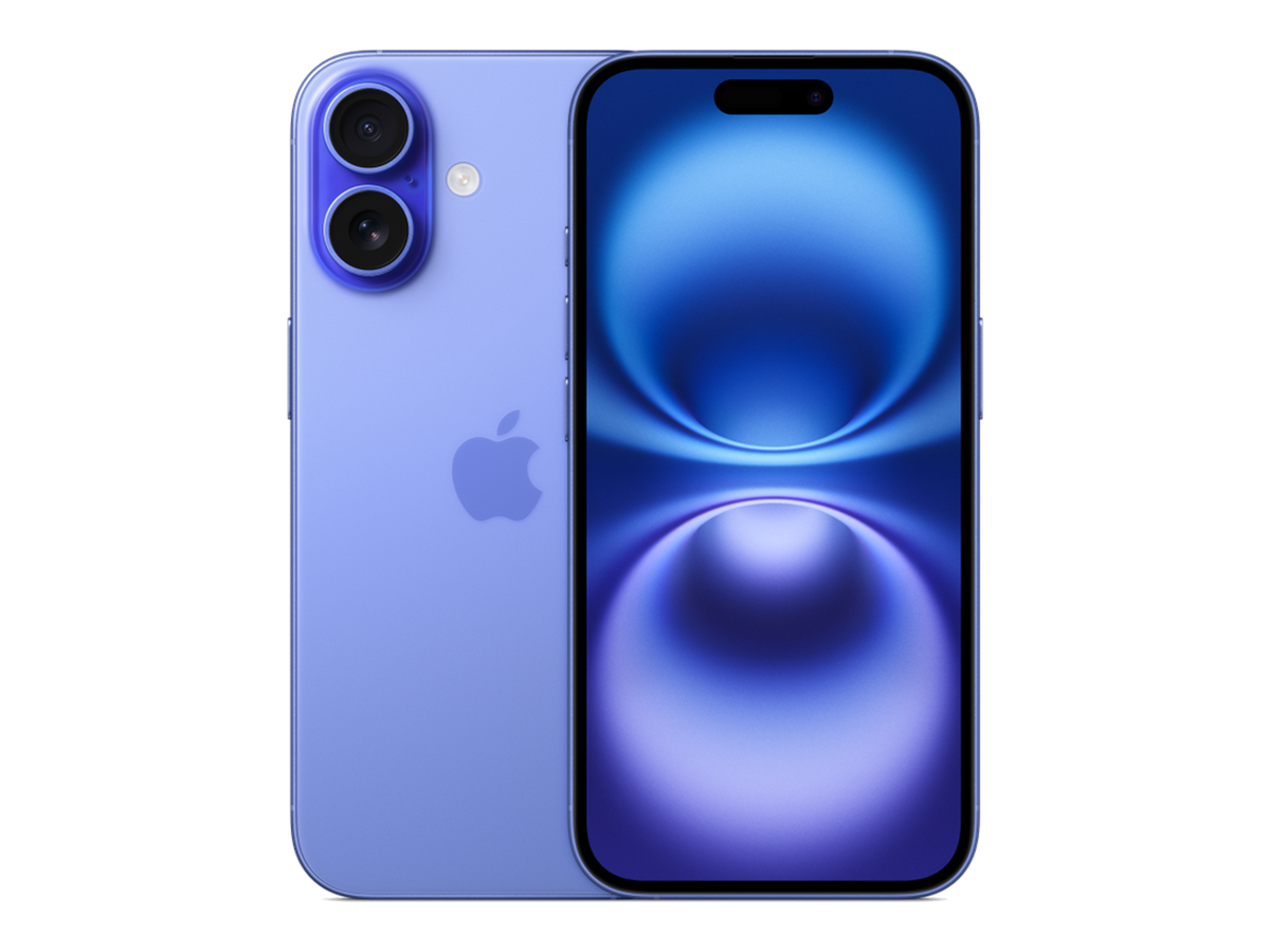 iPhone 16 בצבע כחול