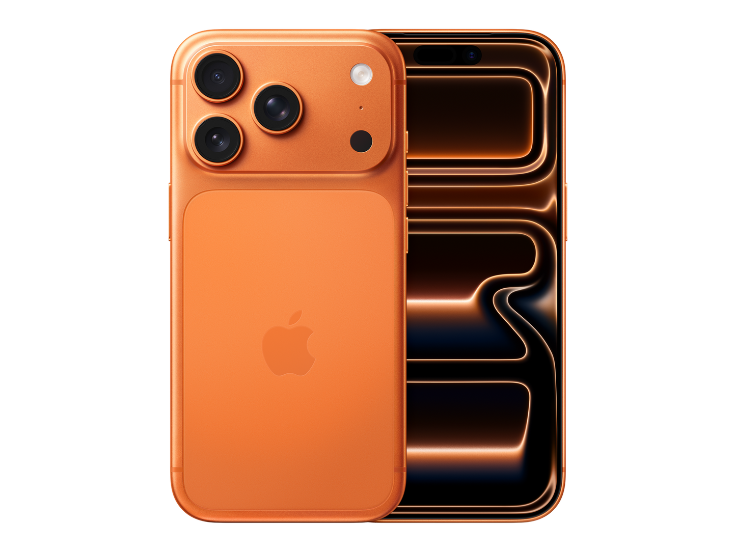 iPhone 17 Pro בצבע כתום
