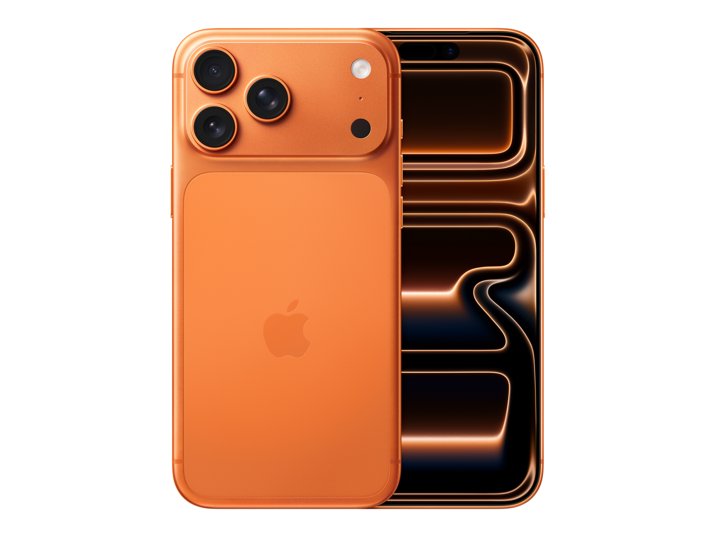 iPhone 17 Pro Max בצבע כתום