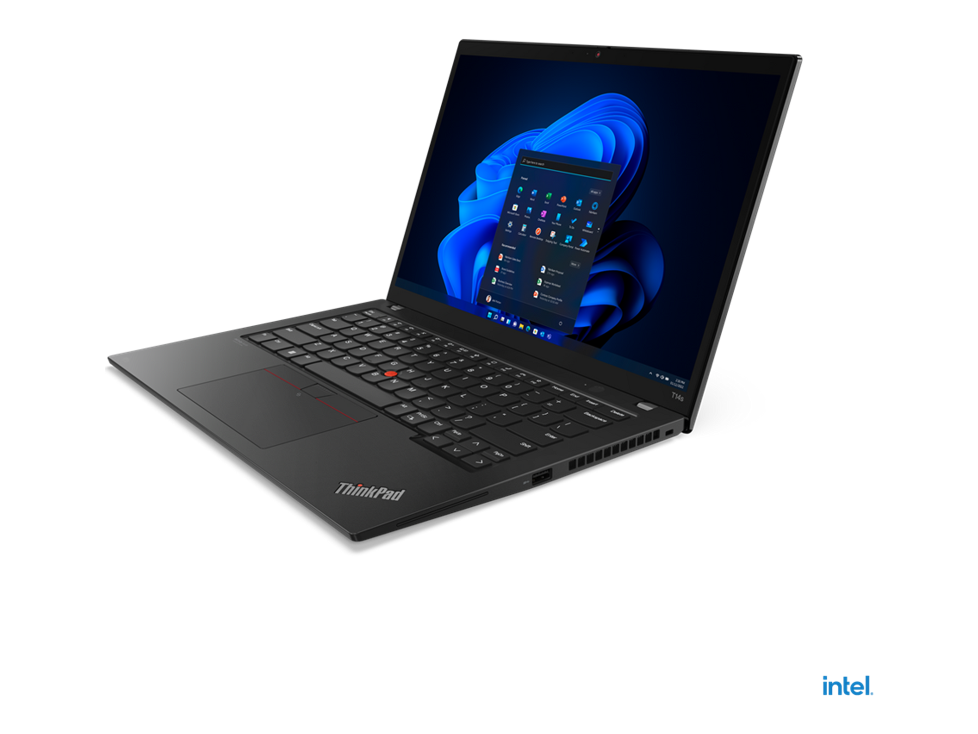 Lenovo ThinkPad T14s Gen 3 i5-1245U 16GB 512GB W11 Pro מחודש בצבע שחור, תצוגה 2