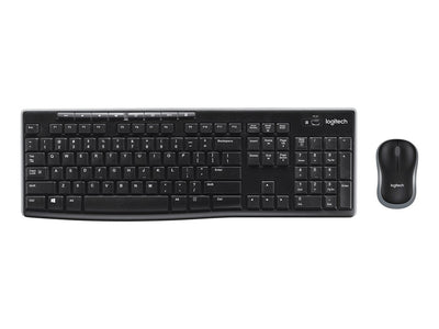 סט מקלדת ועכבר אלחוטי Logitech MK270