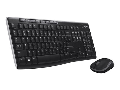 סט מקלדת ועכבר אלחוטי Logitech MK270
