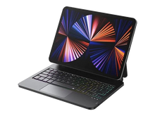 מקלדת מגנטית לאייפד PureGear עם תאורת RGB ומשטח מגע
