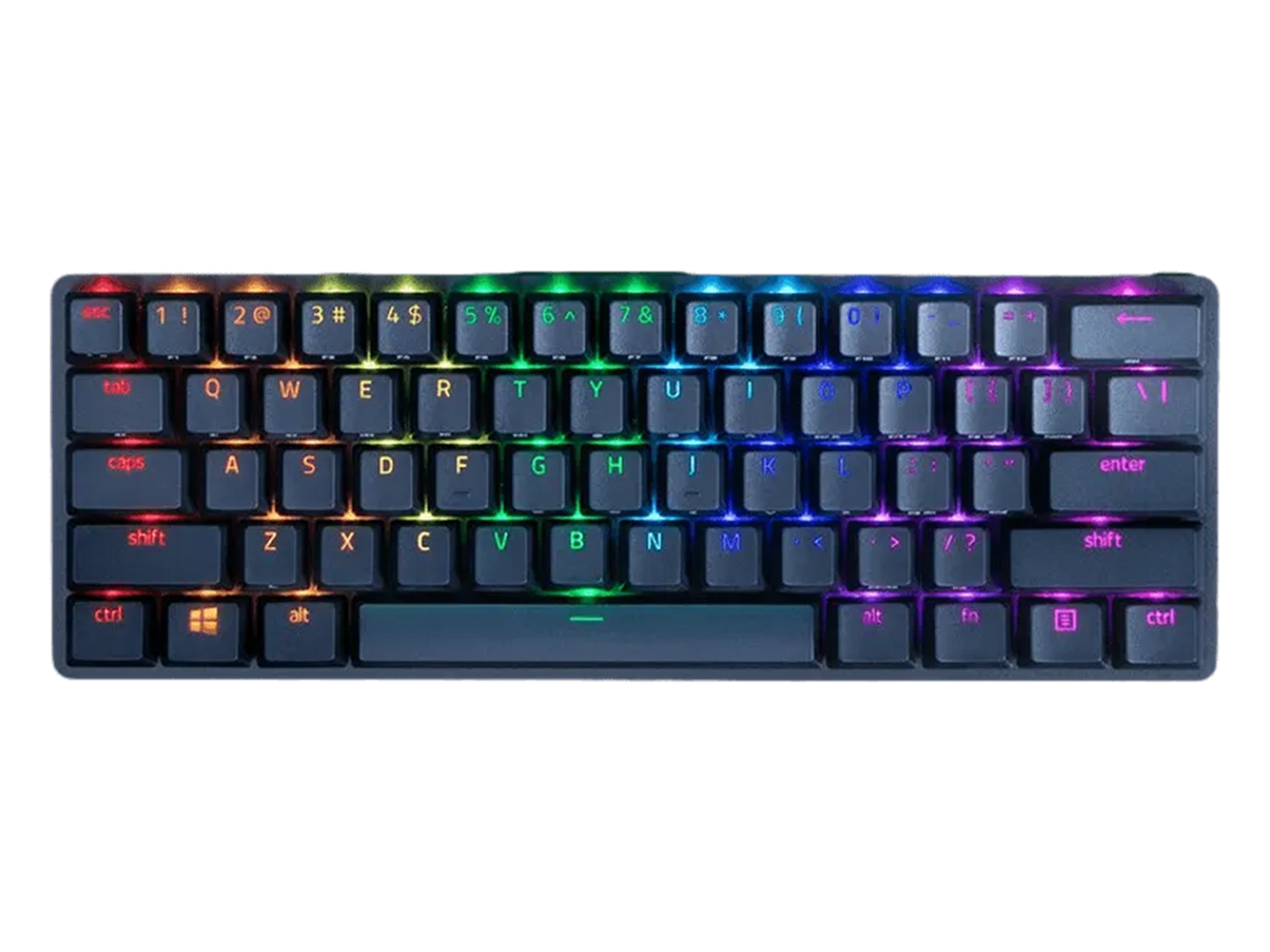 Razer Huntsman Mini Purple Switch בצבע שחור