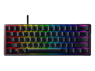 Razer Huntsman Mini Red Switch בצבע לבן